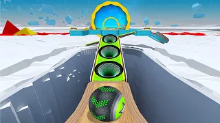 🛡️ Going Balls BIG UPDATE Funny Speed Run New Satisfying Mobile Game Top Levels Tiktok Gameplay xiyw