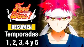 🌟Shokugeki No Soma [Resumen] (Temporadas 1; 2; 3; 4 y 5) | Food War!