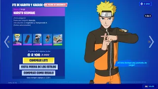NUEVAS SKINS DE *NARUTO* NUEVA TIENDA FORTNITE HOY 16 DE NOVIEMBRE *TIENDA DE FORTNITE*