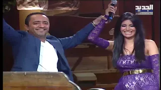 رويدا عطية وعلي الديك يغنيان "العتابا" و"المولية" ..وأجواء تراثية سورية
