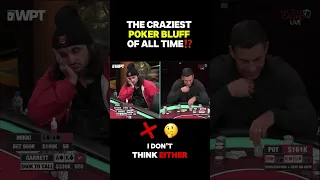 The GREATEST Poker BLUFF of all Time‼️🃏🤯