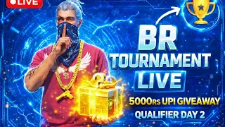 FREE FIRE TOURNAMENT 5000RS GIVEAWAY😀QUALIFIER DAY-5 ROR MRIKA#freefire #ff #live