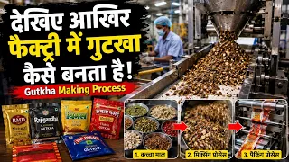 देखिए आखिर फैक्ट्री में गुटखा कैसे बनता है । Gutkha Making Process