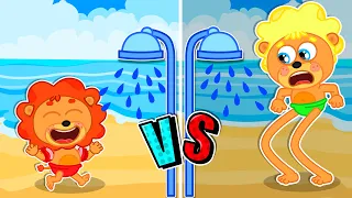 LionET | Long Legs vs Short Legs Problems | Cartoon for Kids