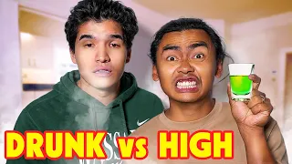 Which is Worse: High or Drunk?