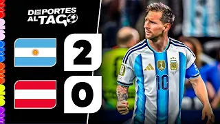 ✅ MESSI hizo HISTORIA y anotó un DOBLETE en la VICTORIA 2-0 de ARGENTINA contra AUSTRIA