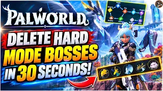Best Player Damage Pal Team and Build Guide for Palworld 1.0 ~DELETE ALL HARD MODE TOWER BOSSES!~