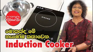 මොකක්ද මේ හැමෝම කතා වෙන Induction Cooker - Anoma's Kitchen Tips #91 -  What is an Induction Cooker