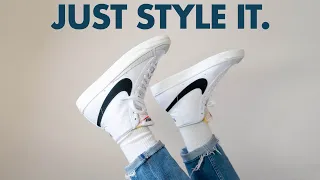 How To Style Nike Blazer Mid 77 Sneakers