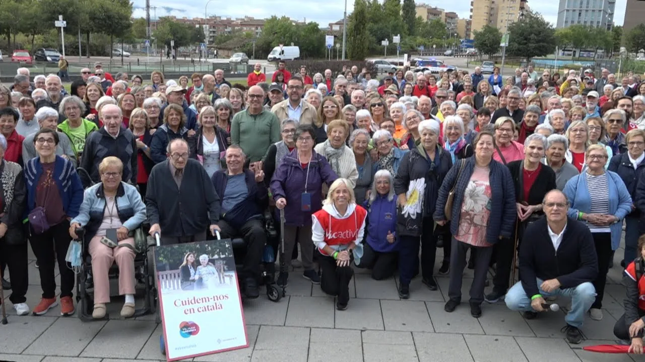 Caminada del Dia Internacional de la Gent Gran a Vic