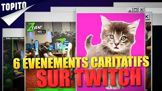 6 évènements caritatifs sur Twitch