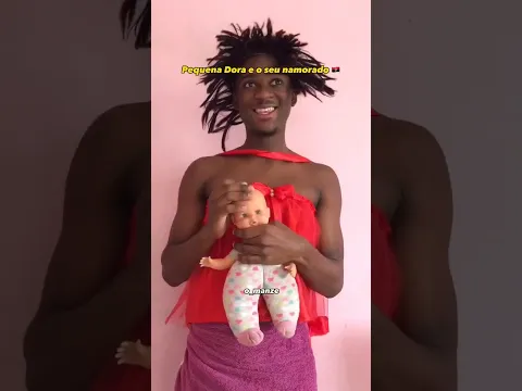 A pequena dora e o seu namorado! #angola #brasil #comedia #futebol #neymar