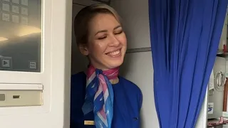 Красивый и вкусный рейс на Airbus A320 Centrum Air из Ташкента в Москву