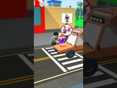 DO NOT CROSS THE STREET #roblox #shorts