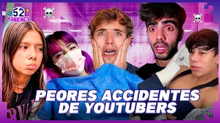 ¡PEORES ACCID3NT3S DE LOS YOUTUBERS! 😱🤕 CELESTE AVENTURERA, FEDE VIGEVANI, LESSLIE POLINESIA Y MÁS