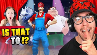 I Went UNDERCOVER in My Girlfriend's FASHION SHOW! (Fortnite)