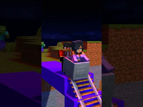 Aaron Pushed Aphmau to Survive 99 nights #minecraft #aphmau