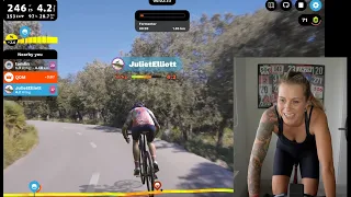 Riding Rouvy's AUGMENTED REALITY  Cap du Formentor!
