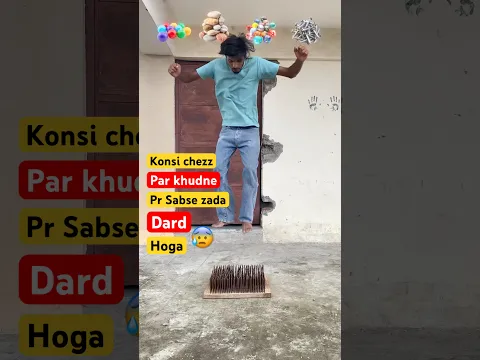 Konsi chezz sabse zada PAINFULL😰😭 hai | Iron Nail | Stones #jump #challenge