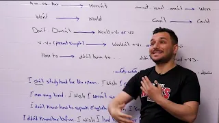 قاعدة التمني -  I wish