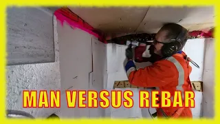 I've Won The Rebar War! in the Secret Underground Bunker Build Episode 159