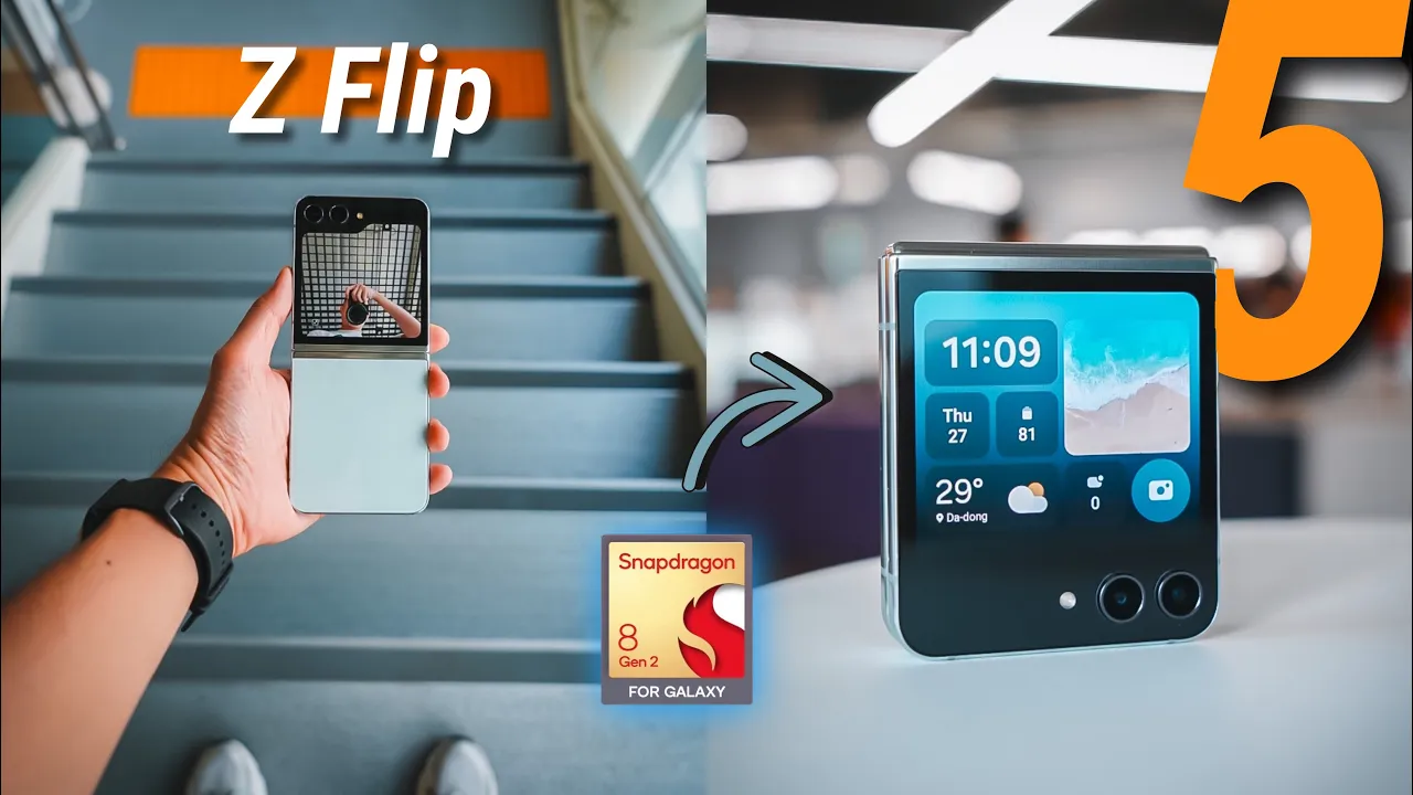 Vido-Test de Samsung Galaxy Z Flip 5 par Lim Reviews