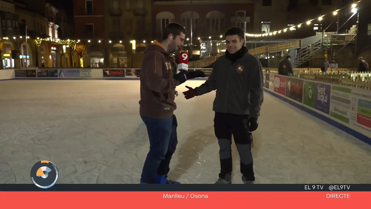 Ens desplacem fins a Manlleu per provar la famosa pista de gel