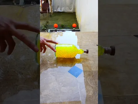 Yellow glass bottle!