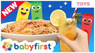 Toddler Learning Video | COLOR CREW MAGIC - Lemonade & Meatball & Spaghetti | DIY | Kitchen & More