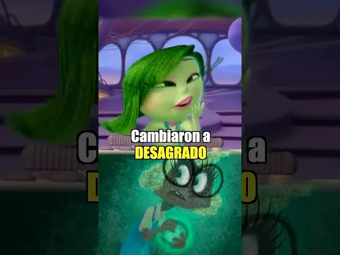 Actualizaron el Diseño de DESAGRADO en #intensamente #disney #pixar
