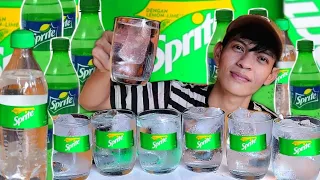 ASMR MINUMAN SEGAR DINGIN SPRITE MINUMAN SODA