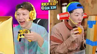 RICH KID & ĂN XIN - Game Thủ Siêu Giàu VS Game Thủ Tái Chế