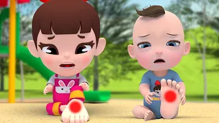 Learn Color with The Boo Boo Song 아야 아기가 🤕 다쳤어요! | 생활안전 ⛑️ | 조심해요 | 가족송 | 라임두들스 인기동요 | Lime Doodles