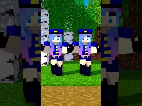 hide and seek with the police! Minecraft! #mineanimation #minecraft #animation #minecraftmemes