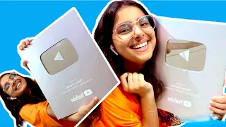 Letz unbox the silver button together❤️🕉️🔱 | Taniya Sharma | #taniyasharmavlogs #silverplaybutton