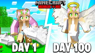 I Survived 100 DAYS as an ANGEL in Minecraft