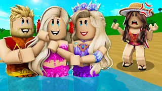 Mermaid Finds Her Real Family! (Roblox)