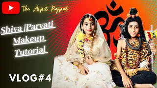 Shiva/Parvati. Makeup ,❤️💫🙏🏻 #shiva #bhola #parwati #tranding #sthorts #viral #mhadev #omg #omg