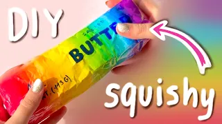 How to make butter squishy | Easy DIY squishy 