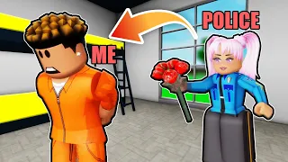 I Got ARRESTED By A GIRL COP In BROOKHAVEN RP! *She Had A CRUSH On Me*