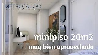 minipiso 20m2 / 215sqft (el pisito más elegante del mundo)