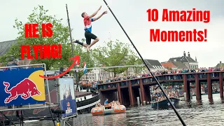 10 Amazing Canal Jumping Moments! (Fierljeppen!)