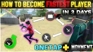 HOW TO BECOME A FASTEST PLAYER IN FREEFIRE 😱💯 // GARENA FREE FIRE // GAMING ICON