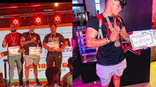 // National Armwrestling Champion 🎖 2022 // Right And Left Open junior youth senior😱~Aryan kandari