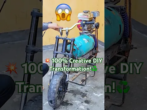 😱💯 99% of People Would Throw This Away… He turned it into an incredible motorcycle! ♻️🔥