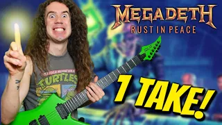 Playing The Entire RUST IN PEACE Album In 1 TAKE (With Solos)