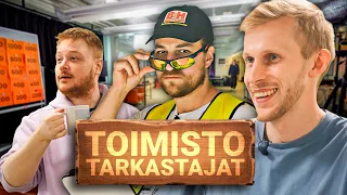 Toimistotarkastajat Roni Bäckin studiossa!