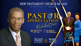 Honouring  former Senior Pastor, Rev Davis Nathaniel Browne:   Oct 29, 2023