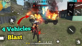 One AirDrop Se 4 Vehicles Blast 🔥Hoga Kya || Garena Free Fire