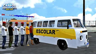 CARROS REBAIXADOS ONLINE | BUSCANDO ALUNOS NA ESCOLA DE VAN ESCOLAR PARA FESTA